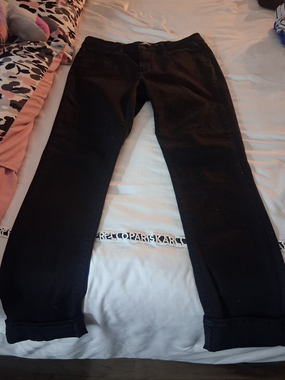 Black Women's Straight-Leg Levis. Color Is Still Perfect.